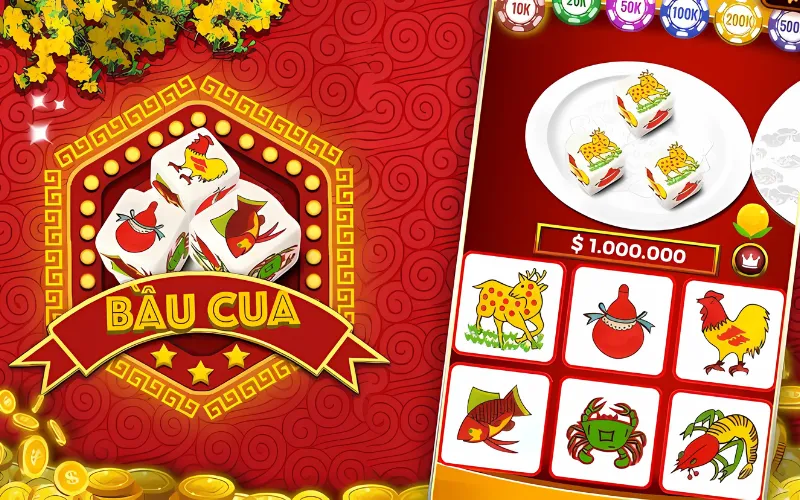 chơi bầu cua tôm cá